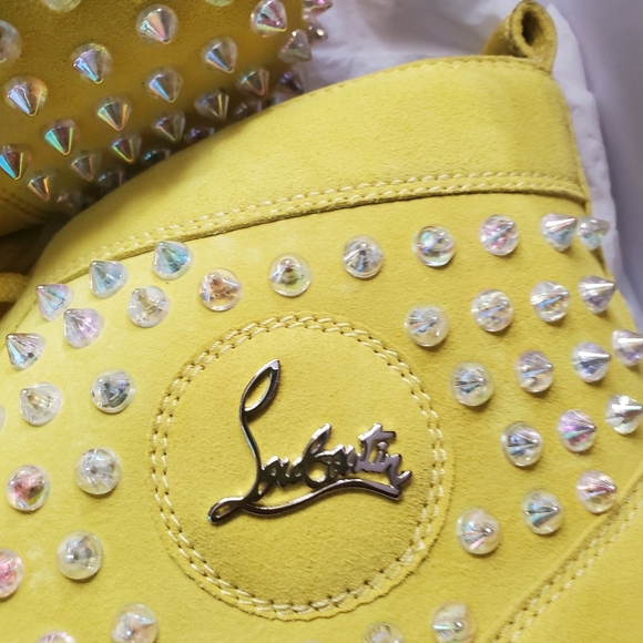 New Christian Louboutin Sneakers Sz 47 13-14 - Picture 9 of 11